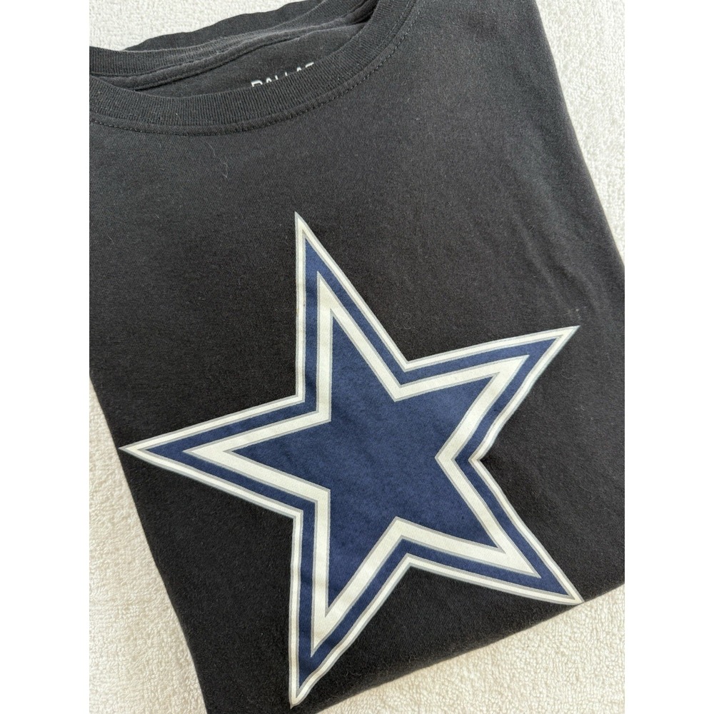 Dallas Cowboys Football Blue Big Star NFL Short Sleeve Shirt Mens L